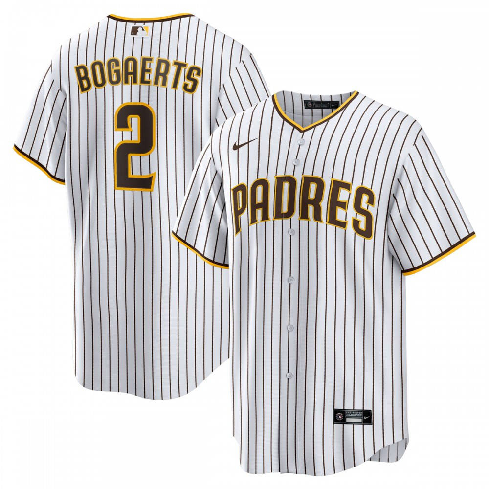 Xander Bogaerts San Diego Padres Youth Alternate Replica Player Jersey - White-Pro Kit Vault | Brand New 26/27 Sports Jerseys